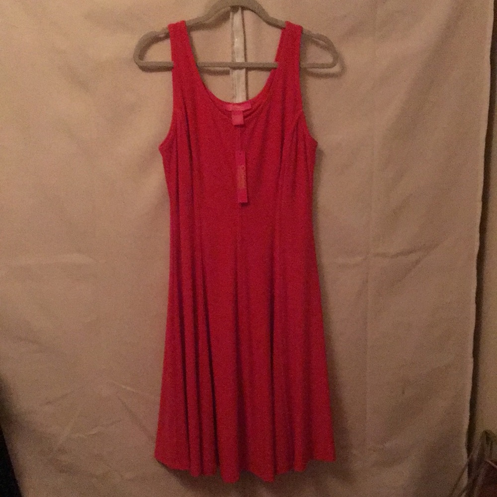 Catherine Malandrino red stretch tank dress